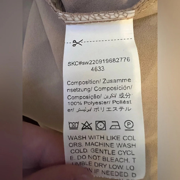 Tan & Black Blouse l PTP 20 - Picture 5 of 5